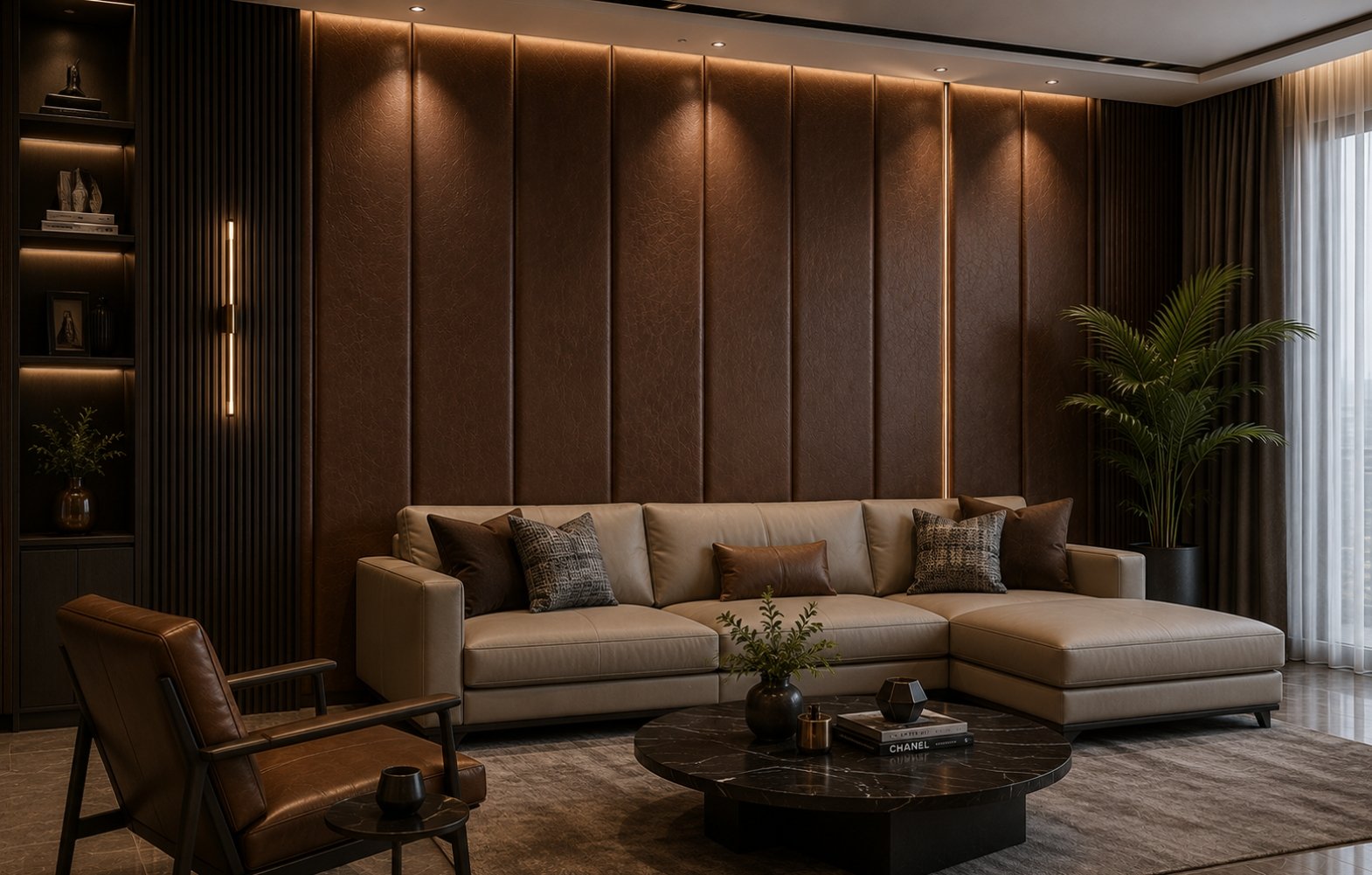 Leather Wall Panels