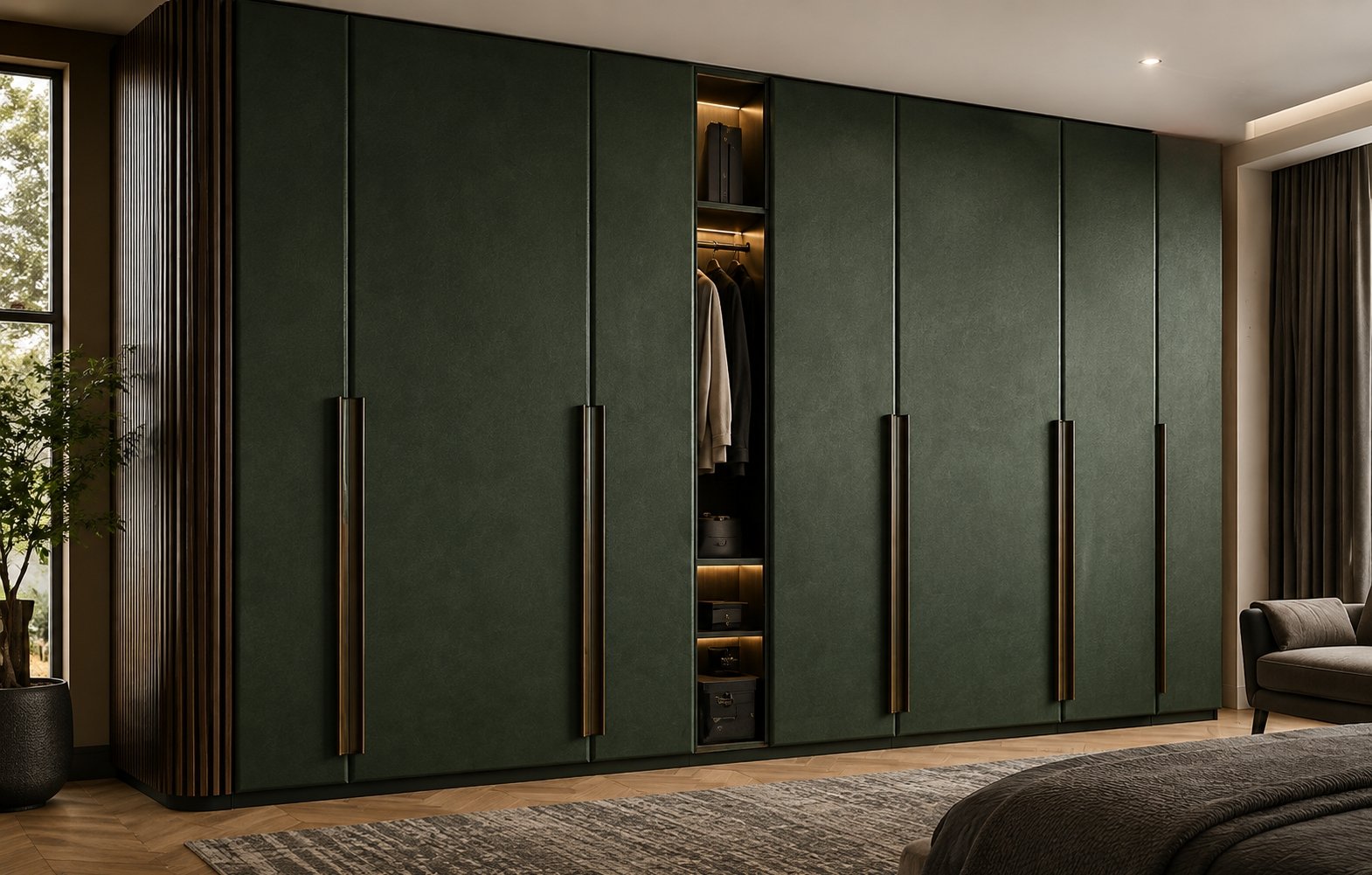 Leather Wardrobes Shutter